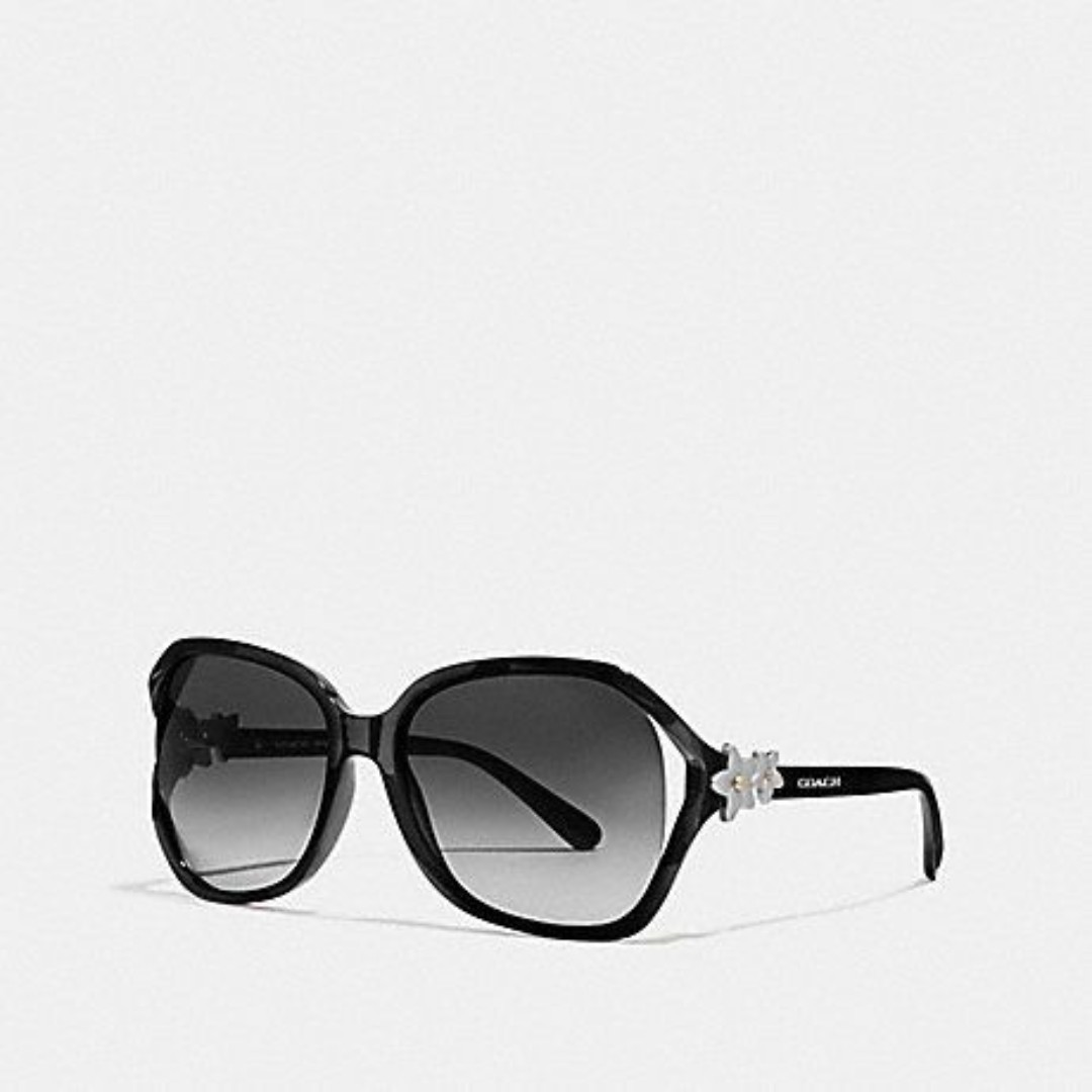 Coach sunglasses with flowers on 2025 the side