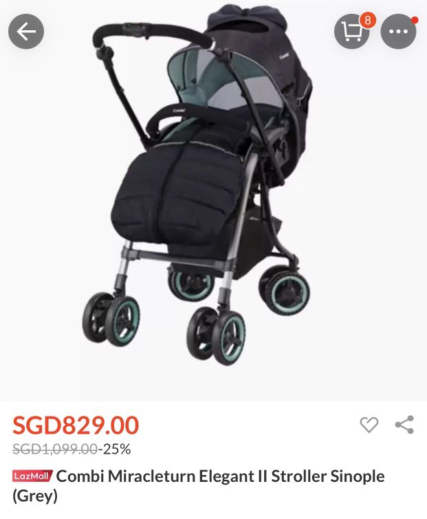 Combi Miracle Turn Elegant 2 Stroller Babies Kids Going Out Strollers on Carousell