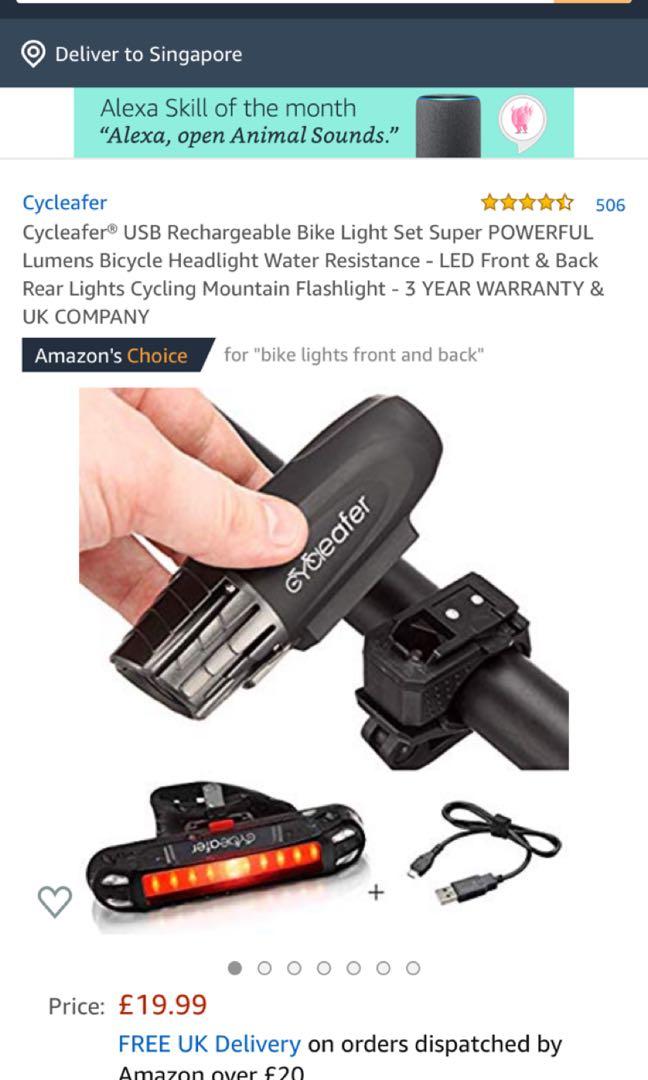 Cycleafer lights sales