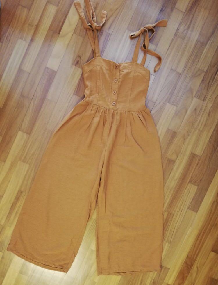 dark yellow jumpsuit