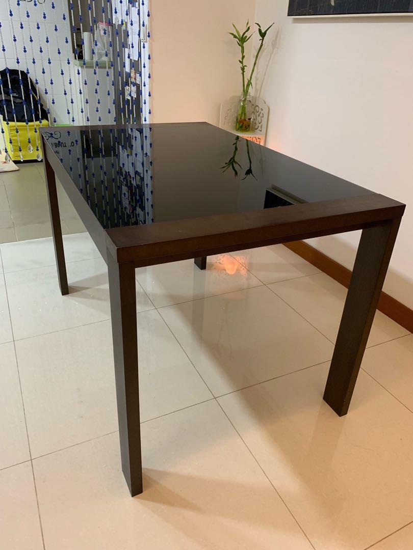 Dining Table Come With No Chairs Lxwxh 121cm X 75cm X 76cm Furniture Tables Chairs On Carousell