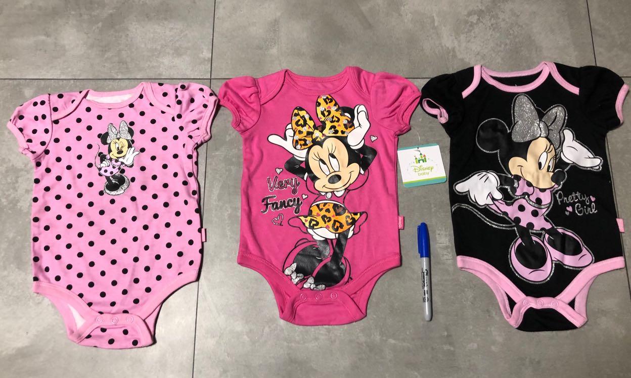 minnie mouse romper baby girl