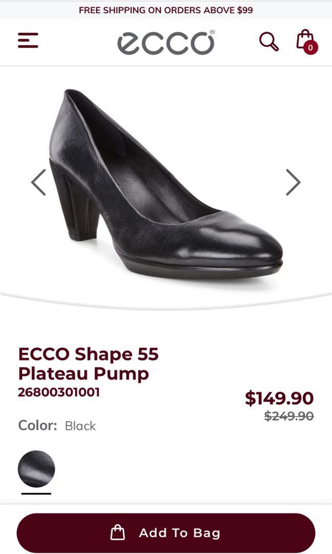 Ecco shape 55 plateau hot sale pump
