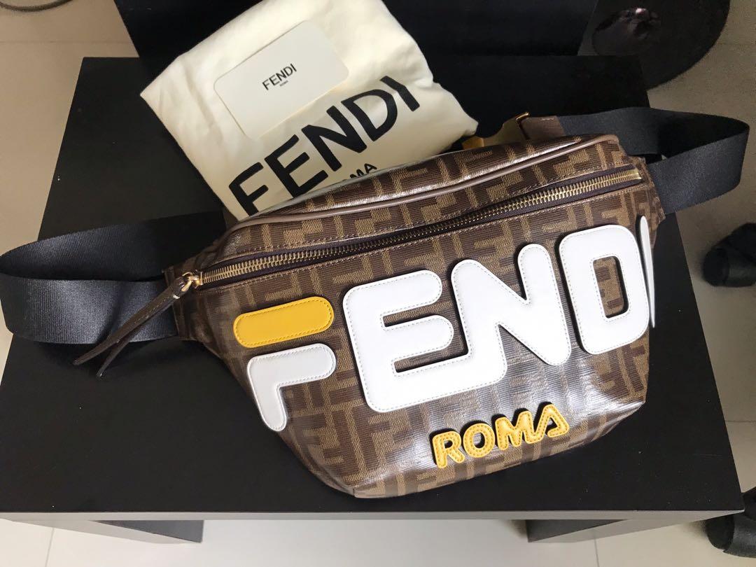 Fendi mania clearance logo fanny pack