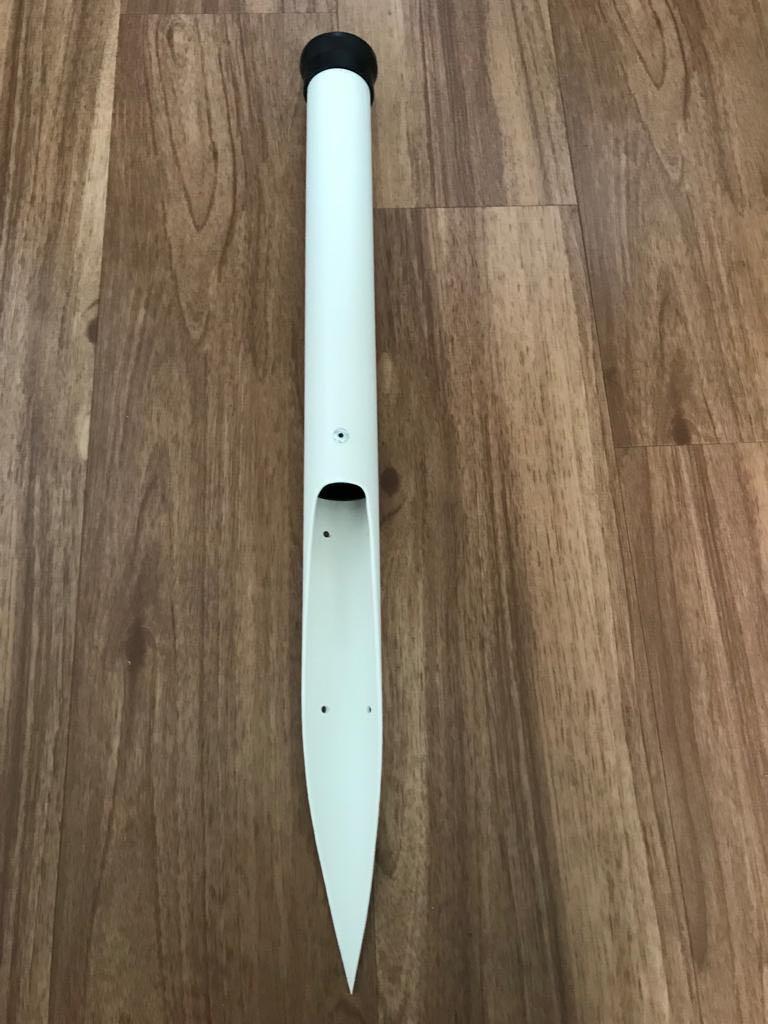 Fishing rod holder PVC custom-made 65cm length