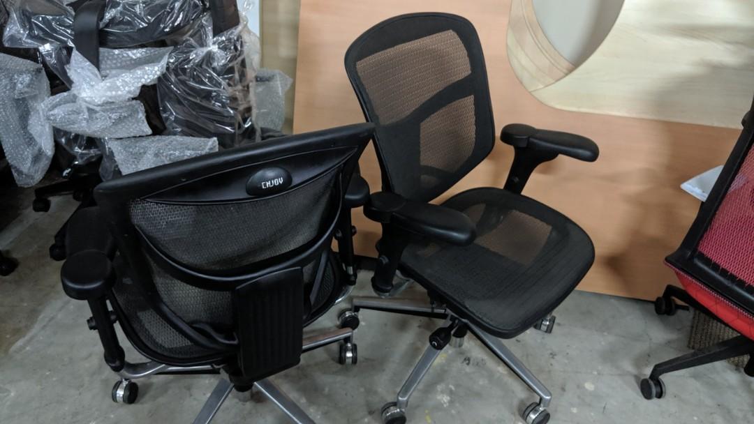 Full Mesh Office Chair Enjoy Fully Loaded Warehouse Sale Furniture Tables Chairs On Carousell
