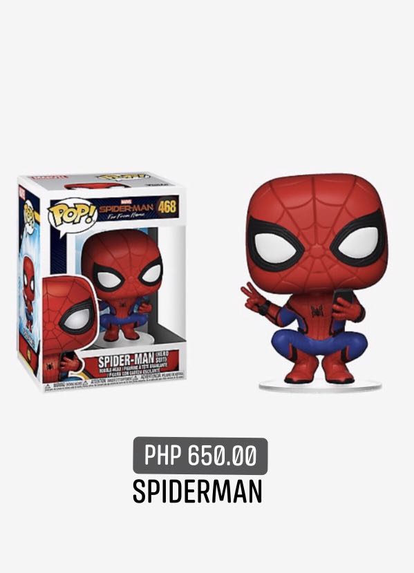 funko pop spider man far from home