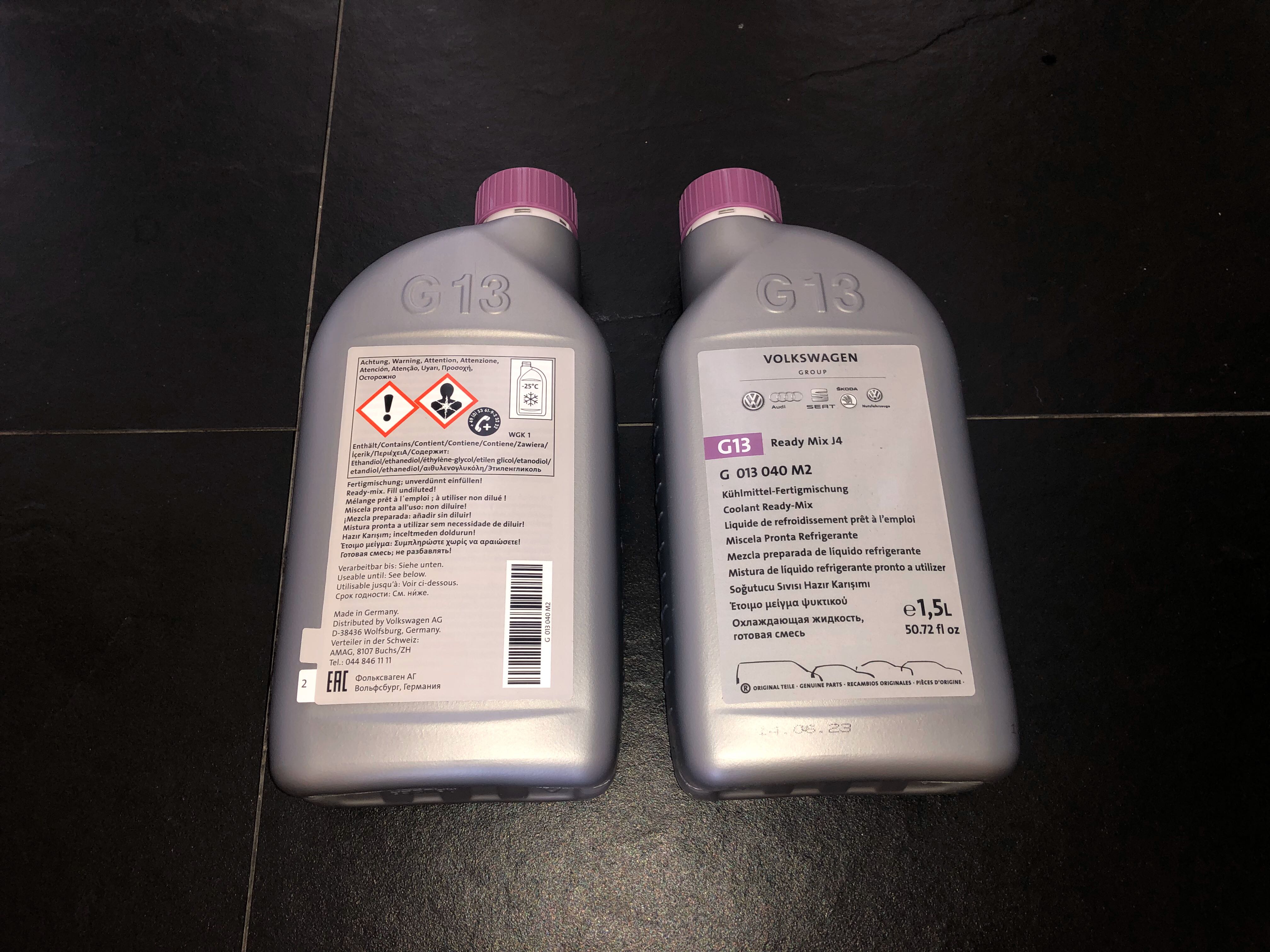 G013774M2 G13 Coolant Audi Volkswagen Ready-Mix, Car Accessories