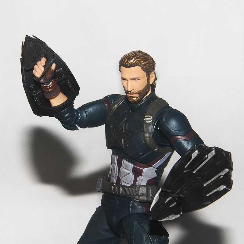 Gss Rare And Hot Custom Wakanda Shield For S H Figuarts Shf Captain America Figure From Avengers Infinity War Toys Games Bricks Figurines On Carousell