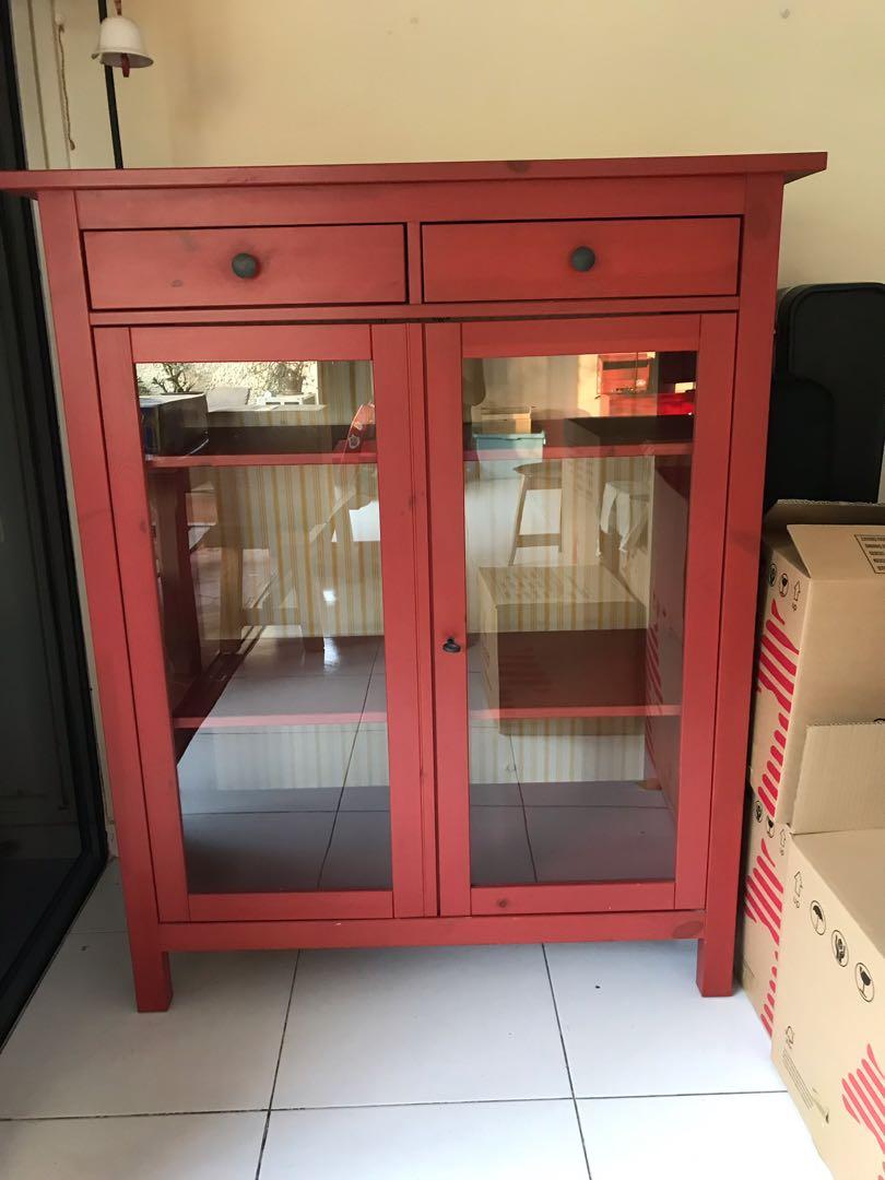 Hemnes Linen Cabinet Furniture Shelves Drawers On Carousell