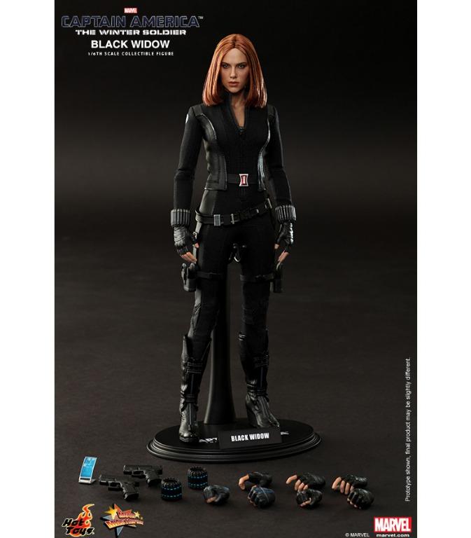 Hot Toys Mms239 Captain America The Winter Soldier 16th Scale Black Widow Collectible 