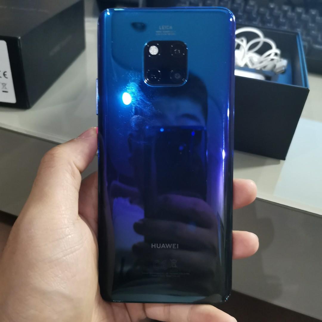 Huawei Mate 20 Pro Fullset Telepon Seluler Tablet Ponsel Android Lainnya Di Carousell