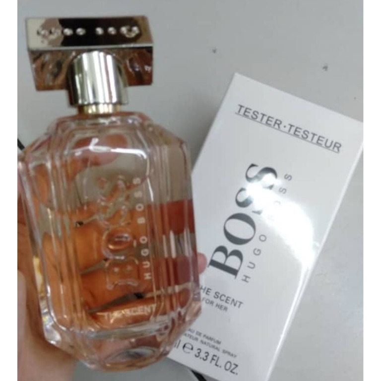 Hugo boss the scent for her original vs fake clearance