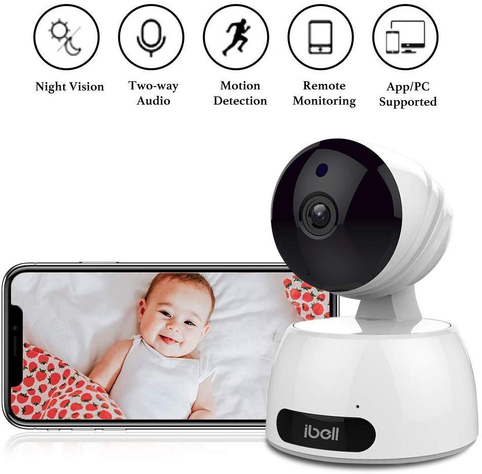IBELL Wireless IP Camera Furniture Home Living Security