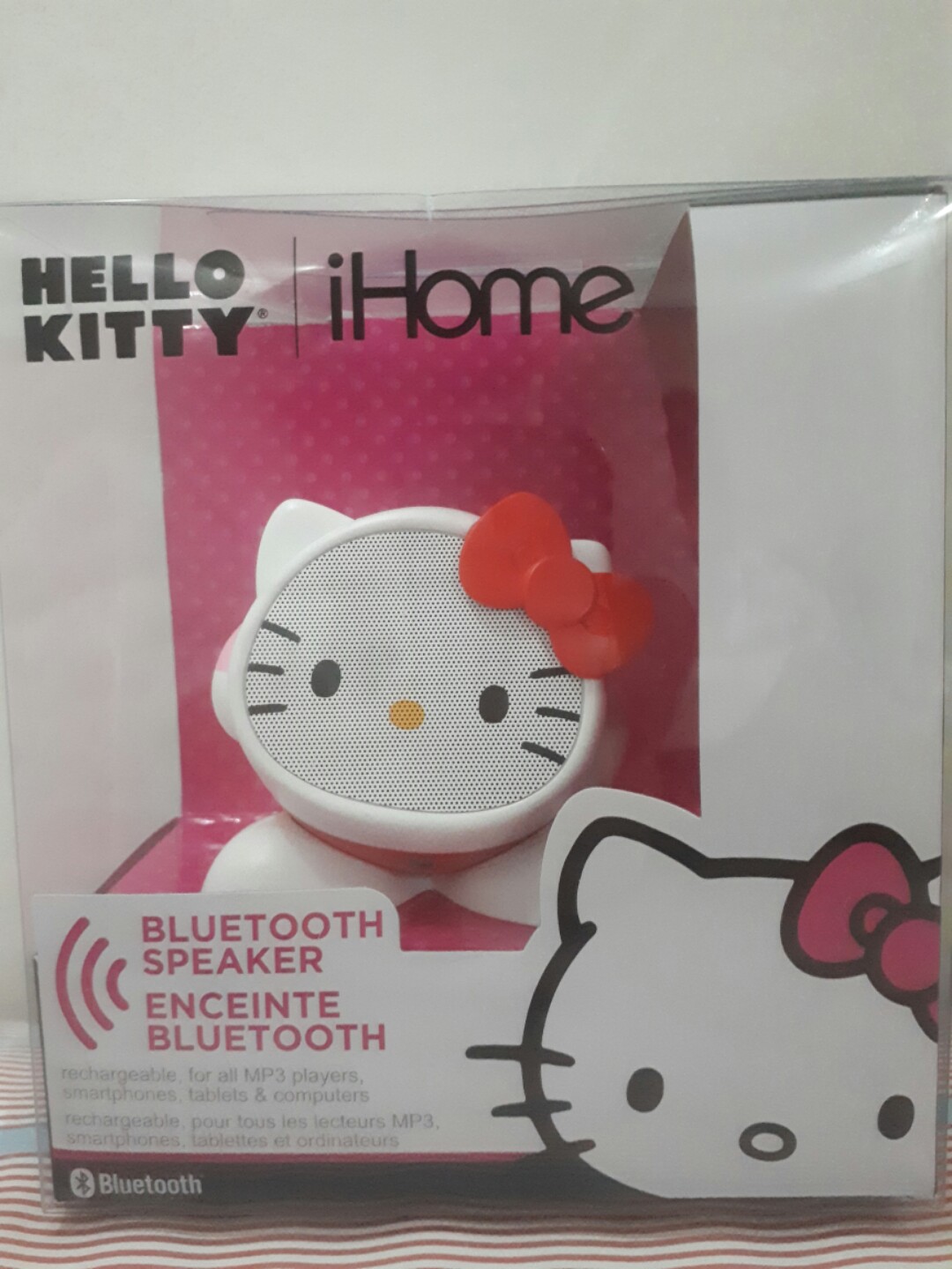 Ihome hello hotsell kitty bluetooth speaker