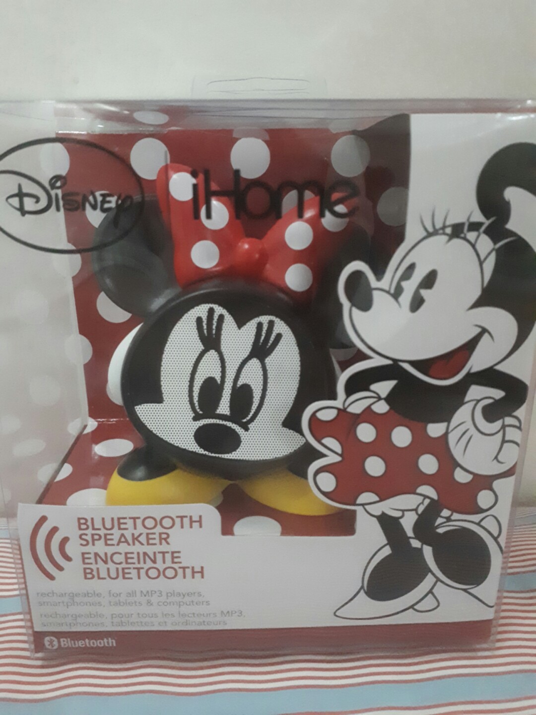 iHome Minnie Mouse Bluetooth Speaker Audio Soundbars Speakers