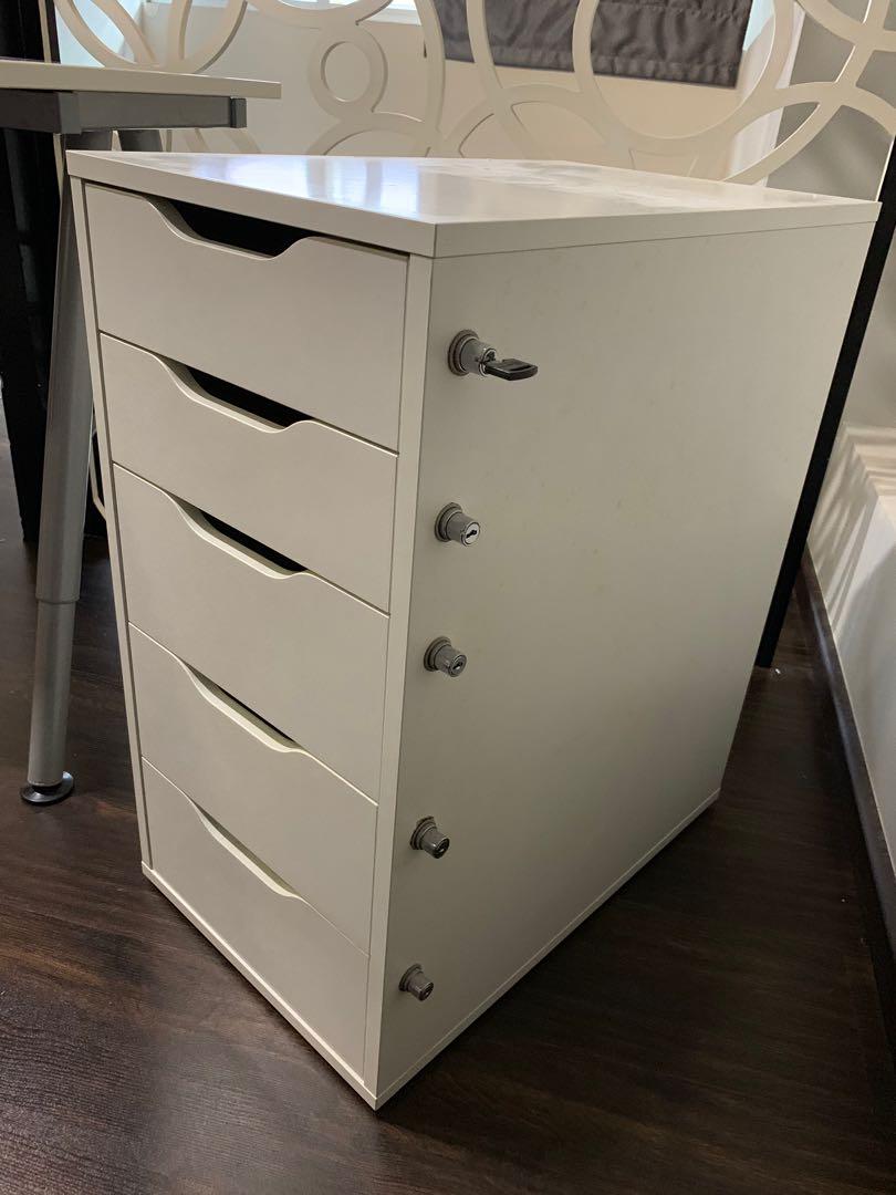 Ikea Modified Locks Drawer Furniture Shelves Drawers On Carousell