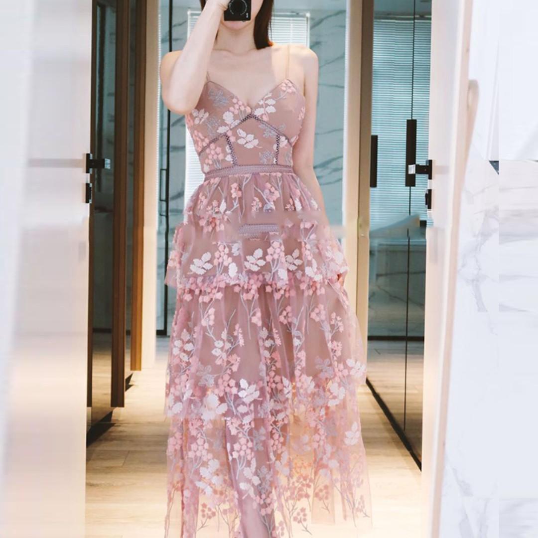 Cherry blossom pink dress on sale