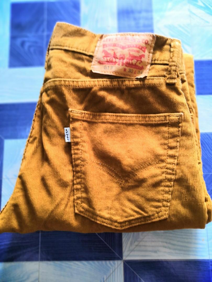 Jeans Levi s 513 Brown Size W30 L33 Men s Fashion Bottoms Jeans on Carousell