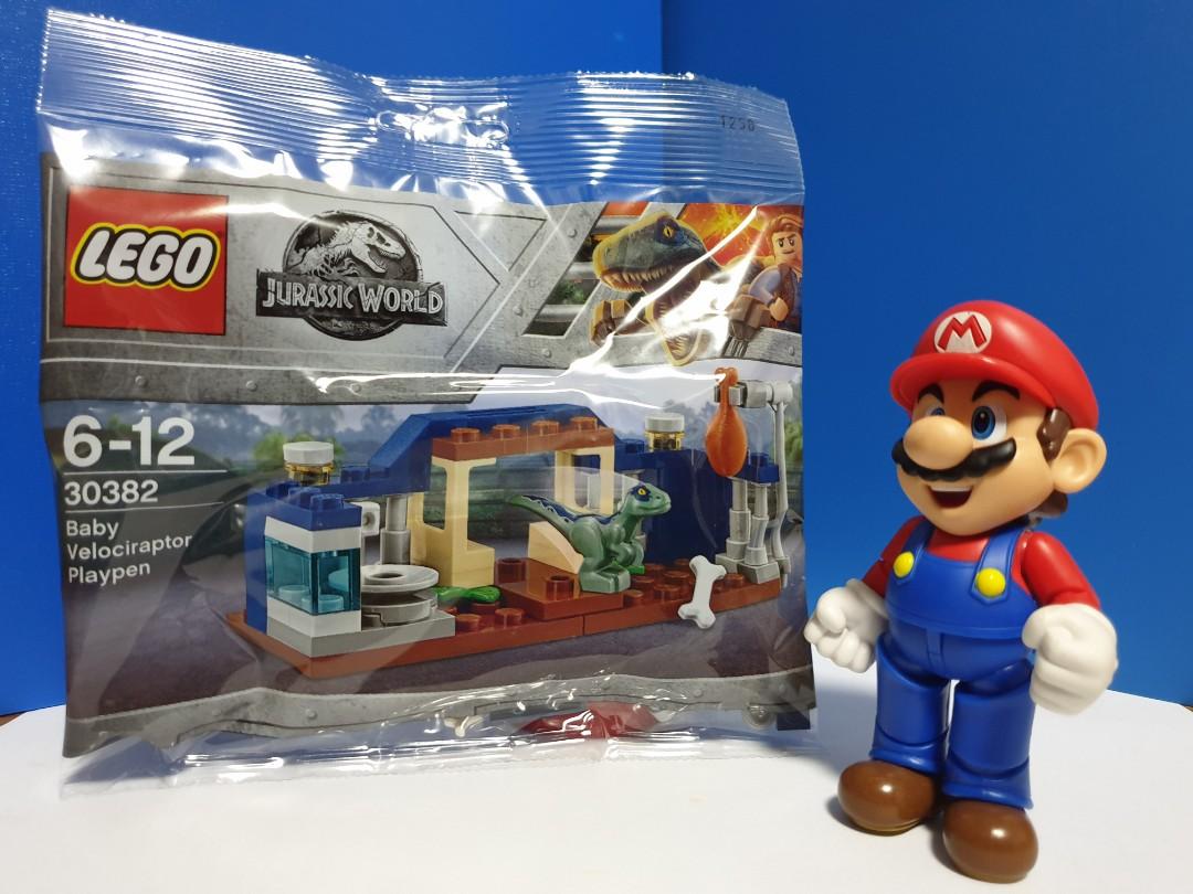 lego jurassic world baby velociraptor playpen