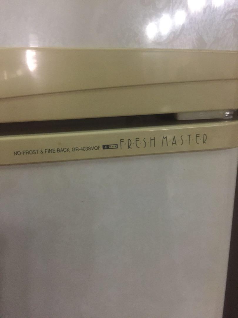 LG FRESH MASTER large FRIDGE 368L 3 DOOR GR 403SVQF, TV & Home