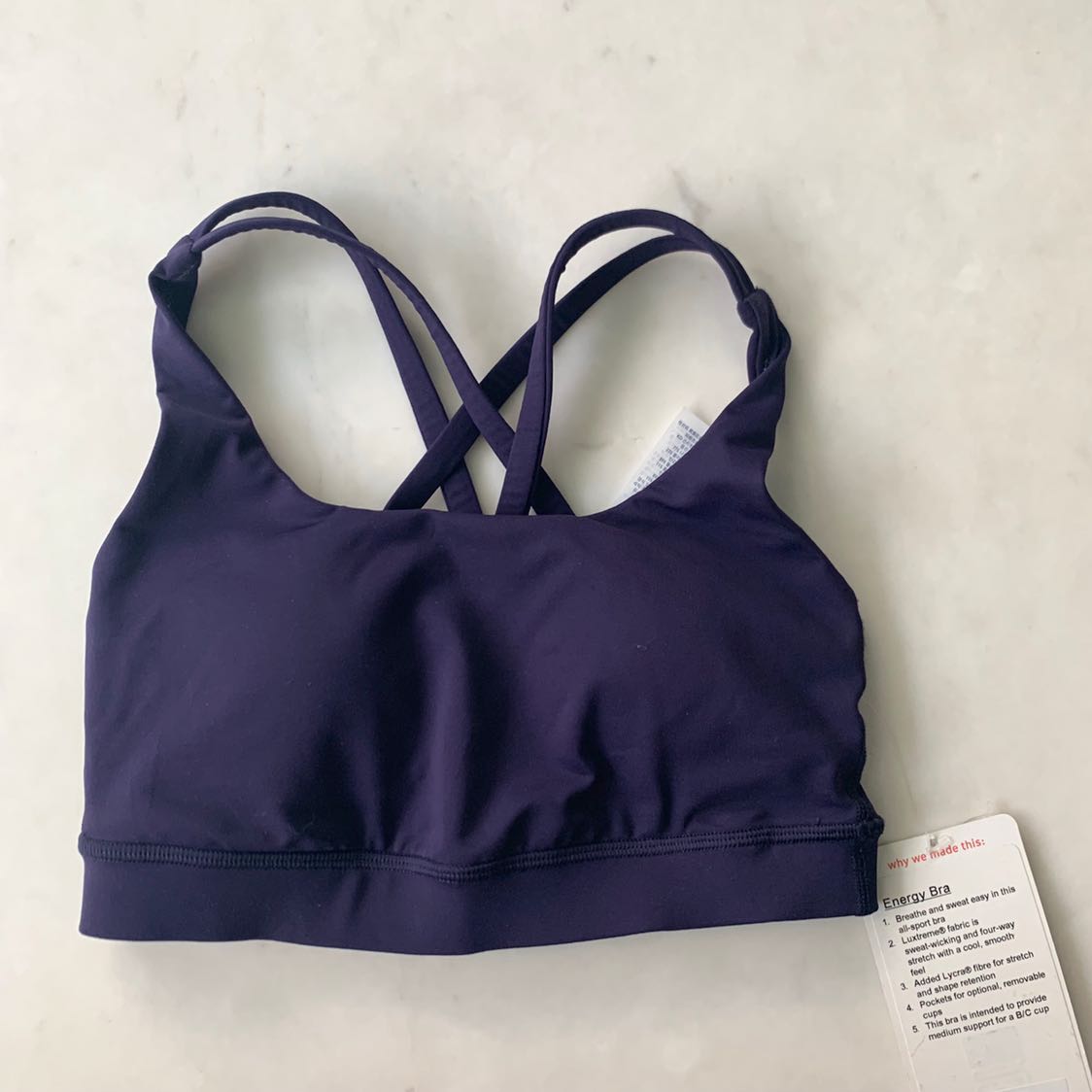 lululemon energy bra purple