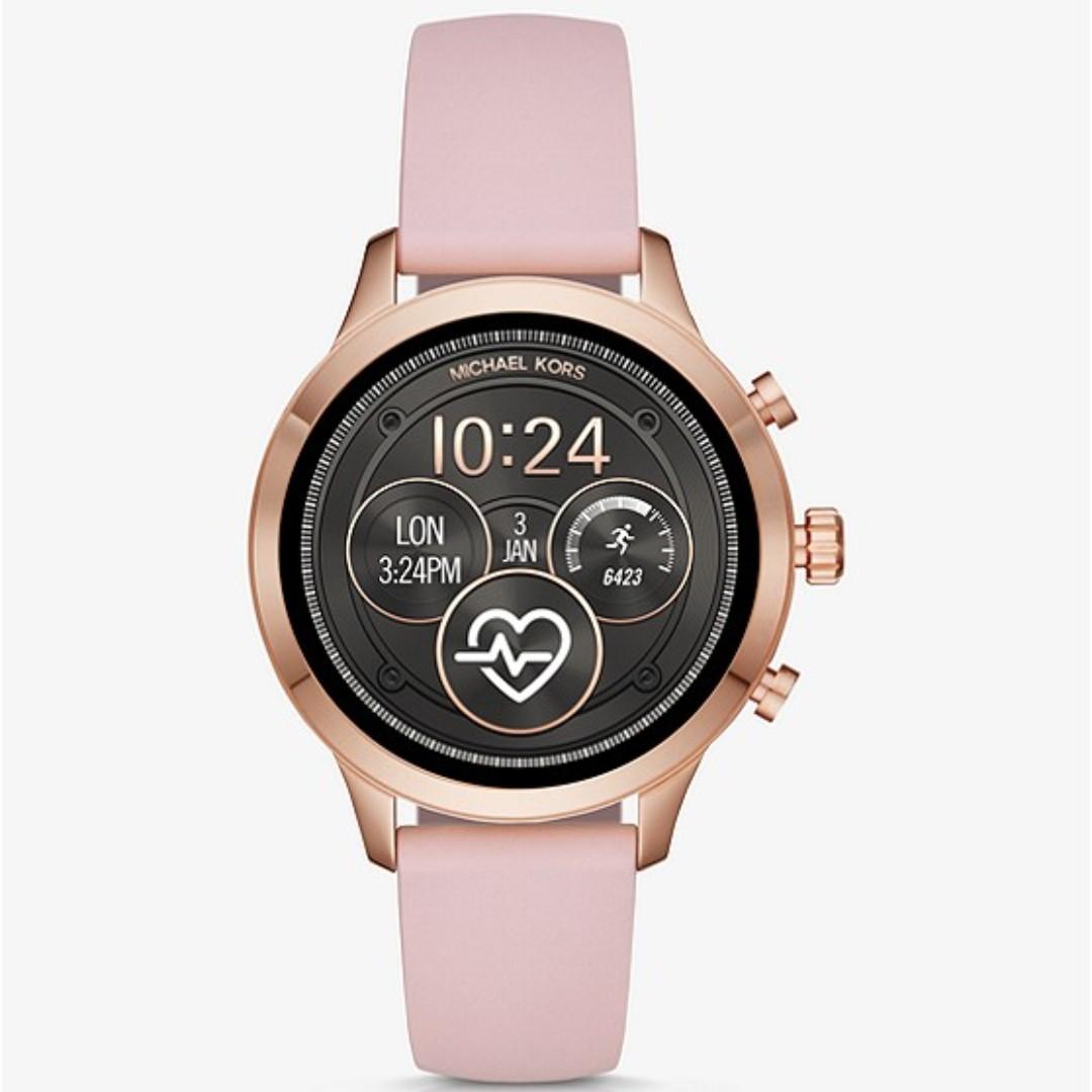 mk smartwatch gold