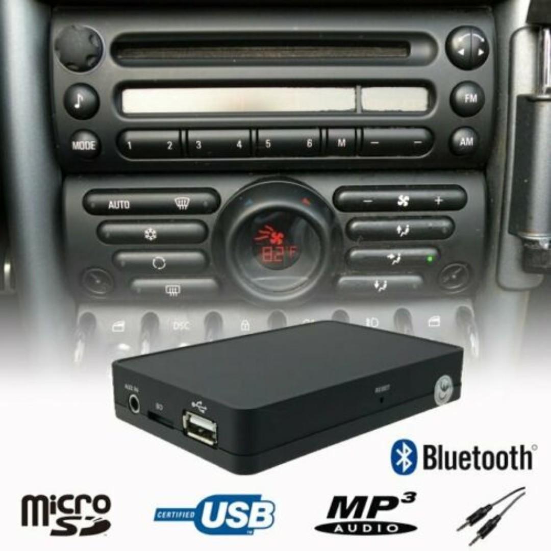 迷你mini R50 52 53 原車機頭增加藍牙音樂裝置usb Sd Aux In 汽車配件 電子配件 Carousell