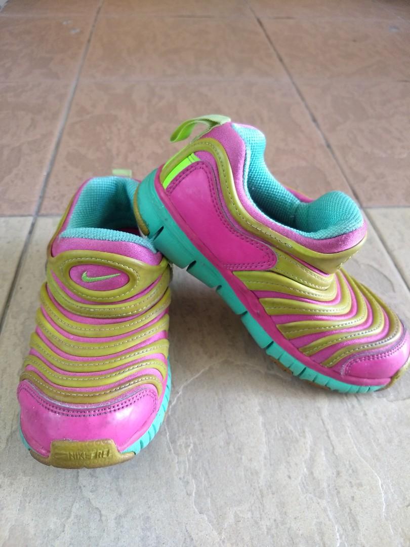 Nike Caterpillar Shoes for Toddlers in Pink Neon Green BabyFairPrep Babies Kids Babies Kids Fashion on Carousell