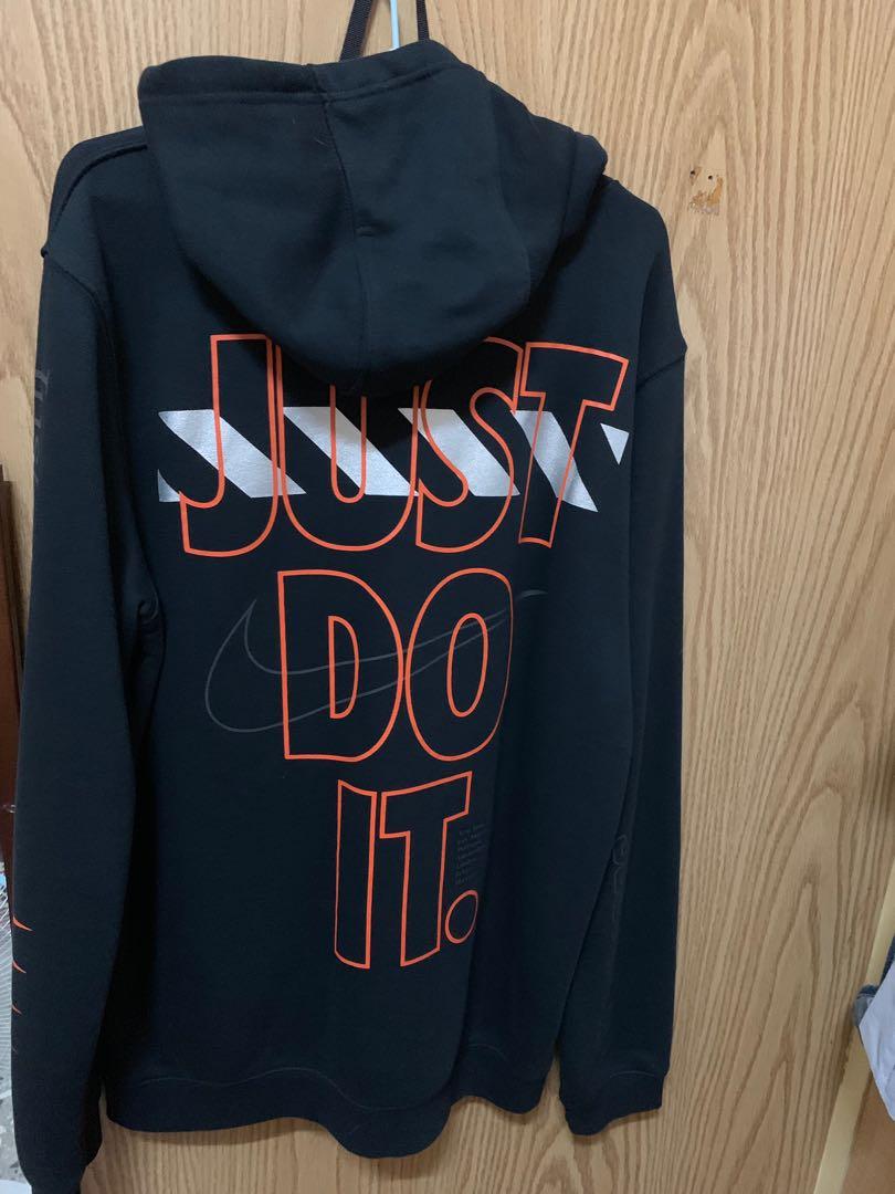 nike just do it hoodie off white