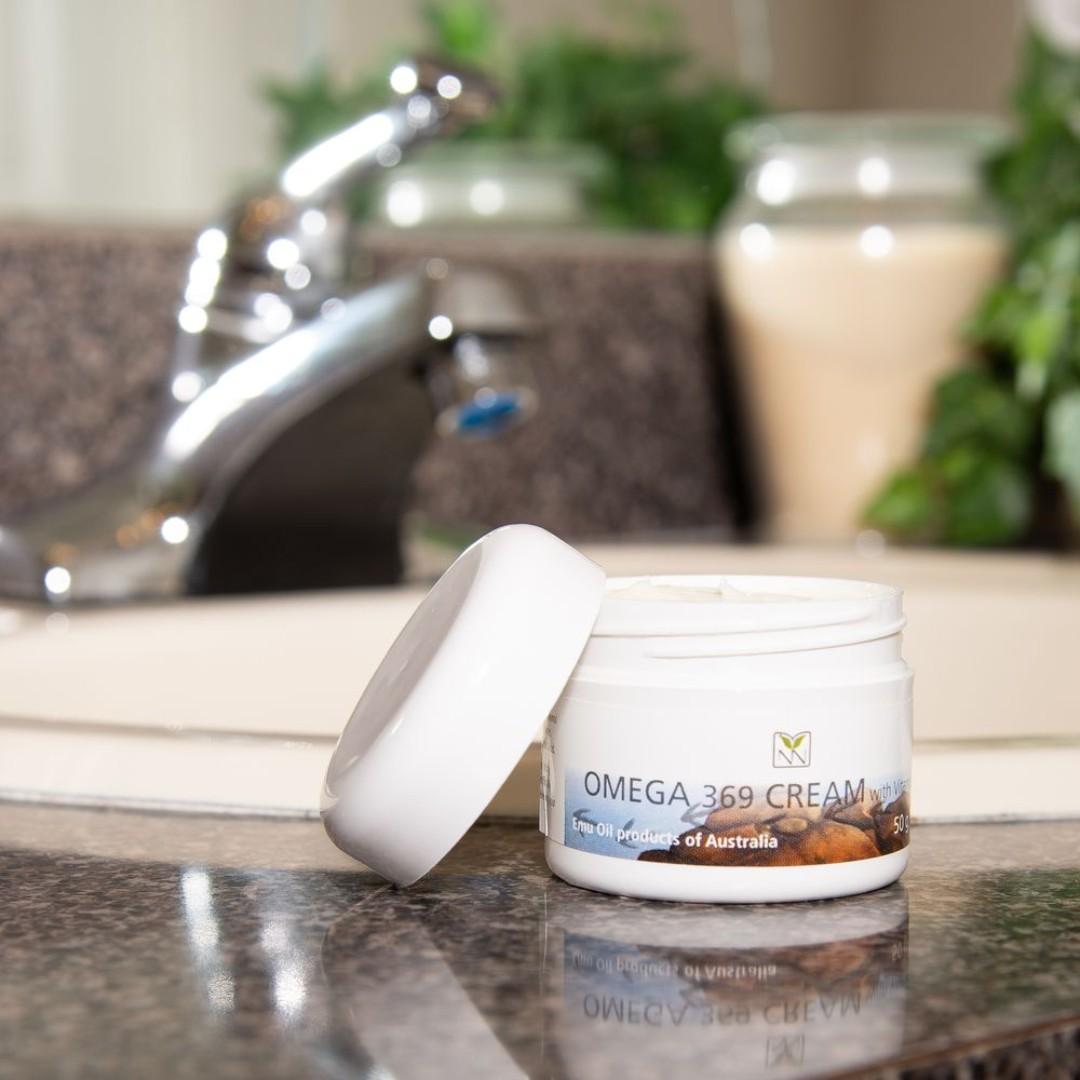 Omega 369 Pure Emu Oil Eczema Cream with Vitamin E (50g), Beauty