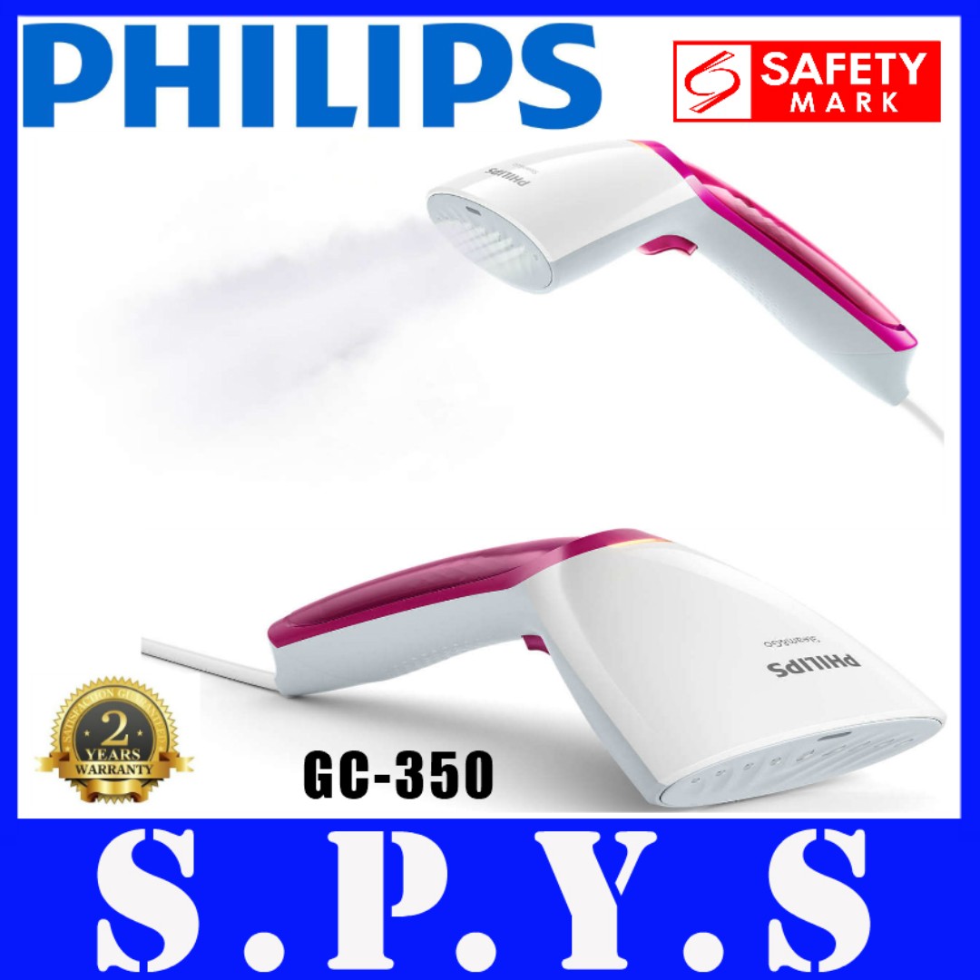 Philips GC350 Garment Steamer. Hand Held Type. Steam and Go. 1000 Watts
