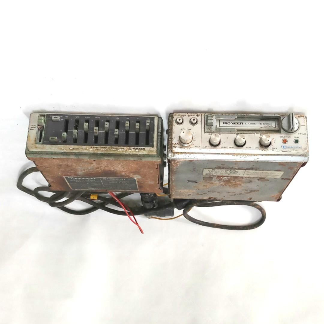 Pioneer Car Stereo Graphic Equalizer and Cassette Deck, Hobbies & Toys