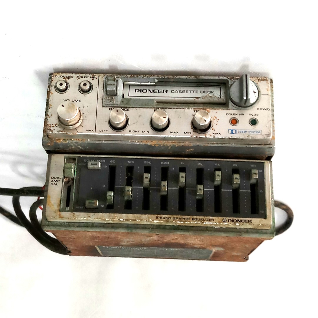 Pioneer Car Stereo Graphic Equalizer and Cassette Deck, Hobbies & Toys, Collectibles