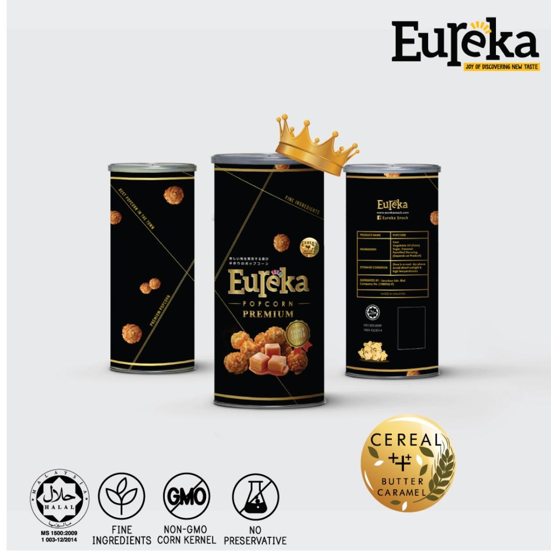 Premium Cereal Butter Caramel Popcorn 90 Gram Paper Canister Food Drinks Packaged Instant Food On Carousell