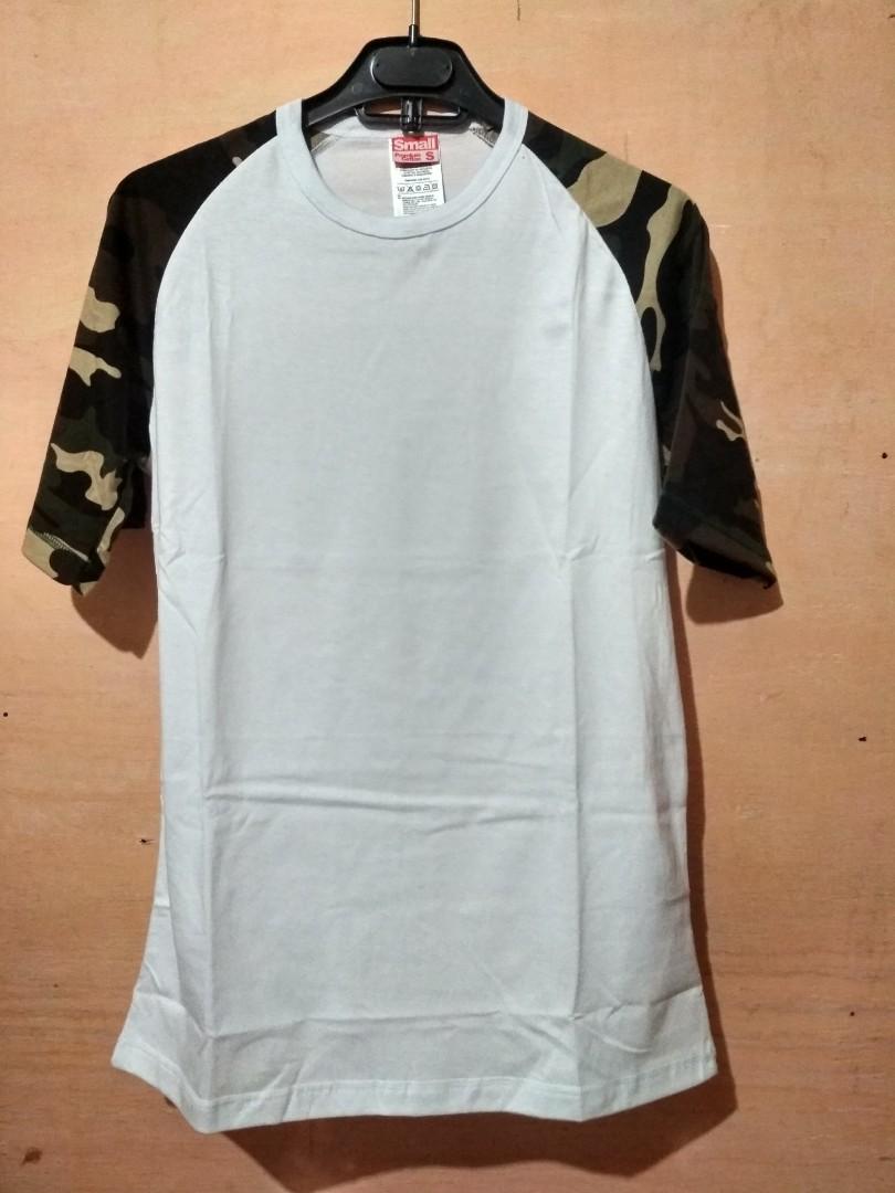 Raglan Camo T-shirt (NEW) / Kaos Polos 