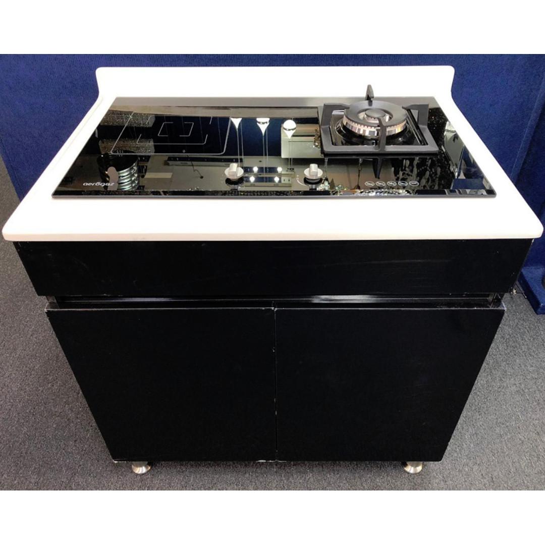 Kitchen Cabinet Stainless Steel Ready Made Portable Cabinet