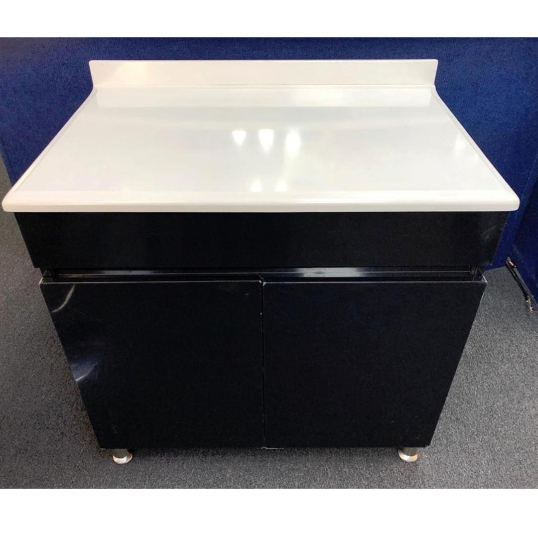 Ready Made Stainless Steel Kitchen Cabinet With Top On Carousell