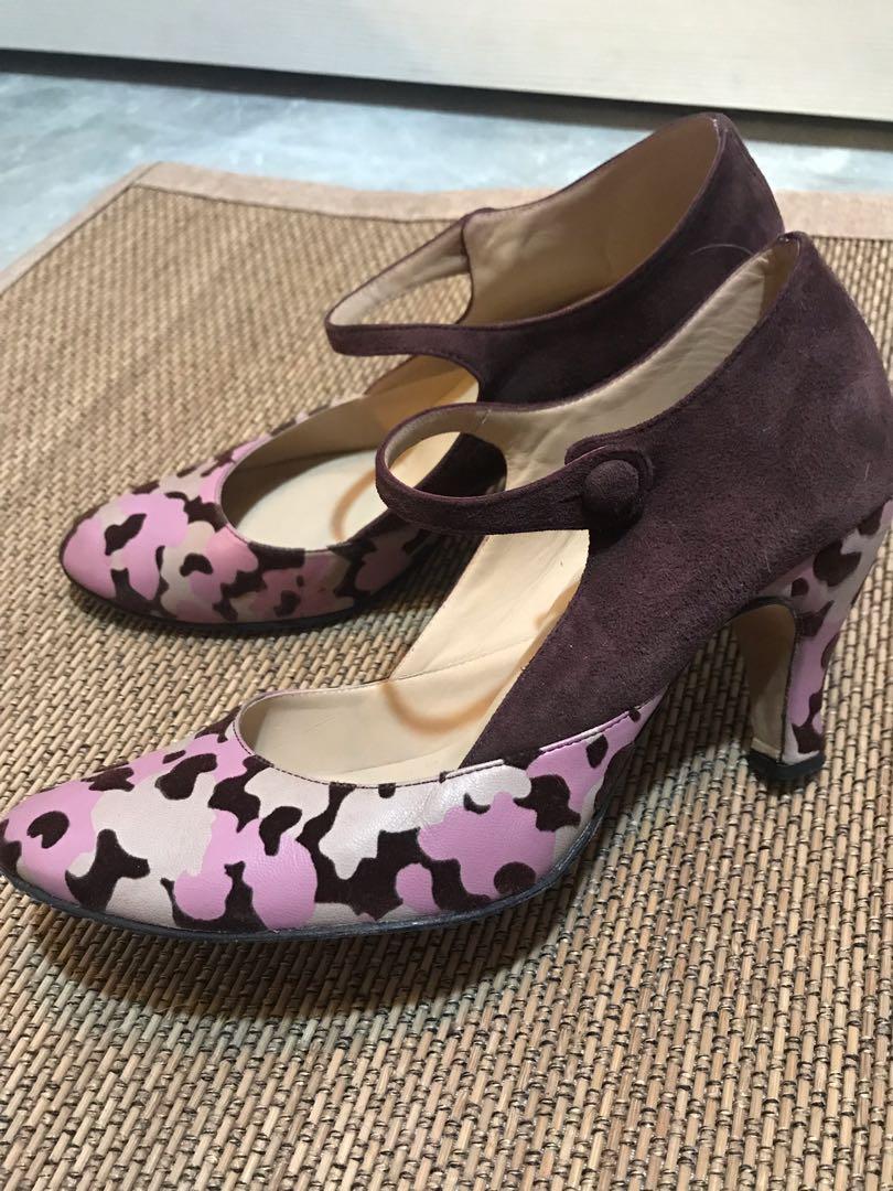 purple mary janes