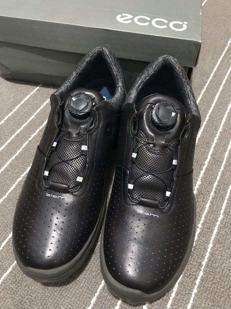Sepatu Golf Ecco Men S Biom Hybrid 3 Boa Black Olah Raga Baju Olahraga Di Carousell
