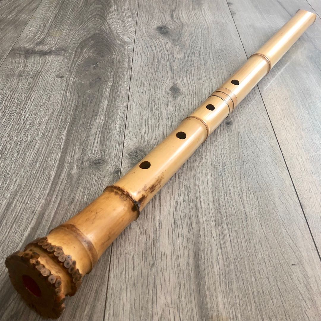 Shakuhachi 尺八Japan Bamboo Flute 2.1 (両尺一) 精華銘篁山調都山流