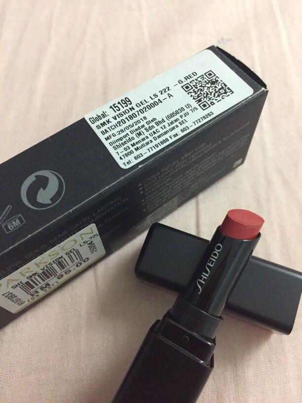 Shiseido Visionairy Gel Lipstick 222 Ginza Red Health Beauty Makeup On Carousell Shiseido Visionairy Gel Lipstick 222 Ginza Red Health Beauty Makeup On Carousell