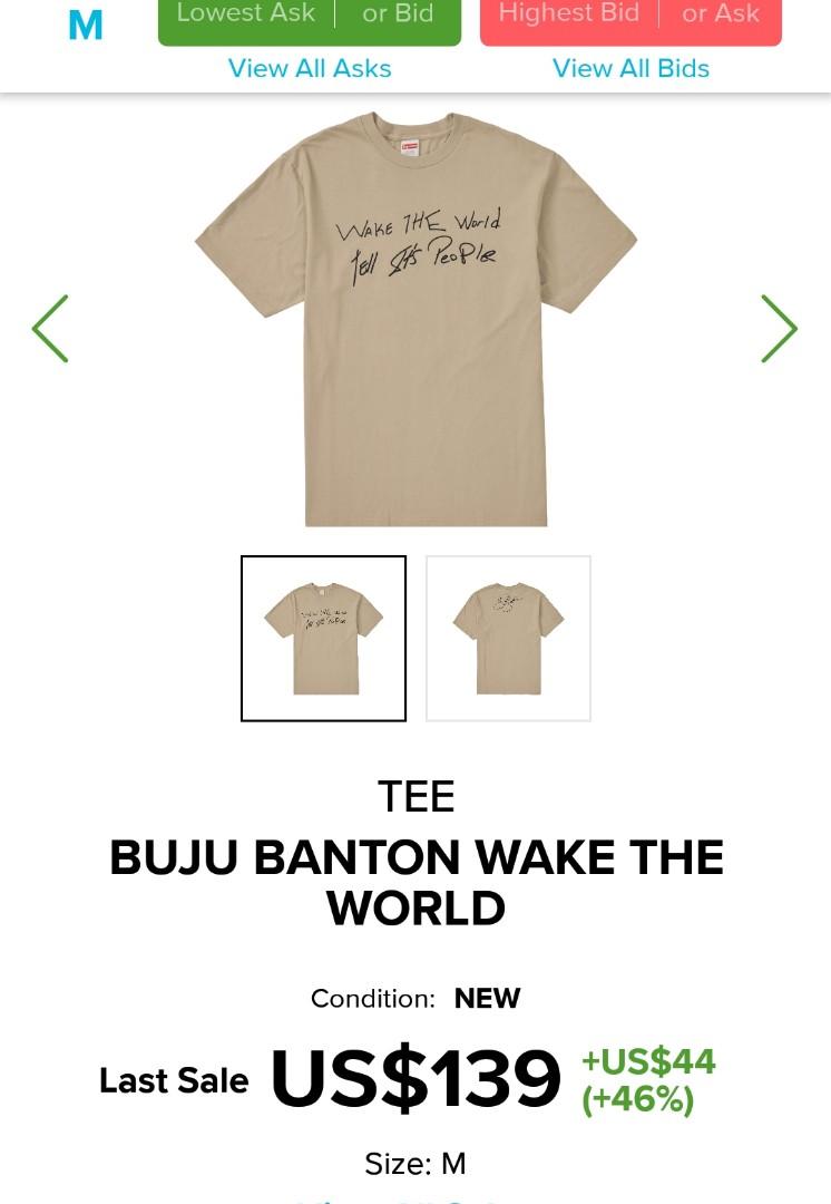 Supreme Buju Banton t-shirt Clay