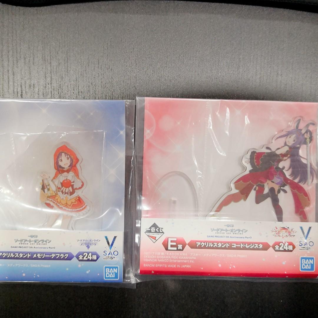 Sword Art Online SAO II Ichiban Kuji H Prize Silica Acrylic Stand