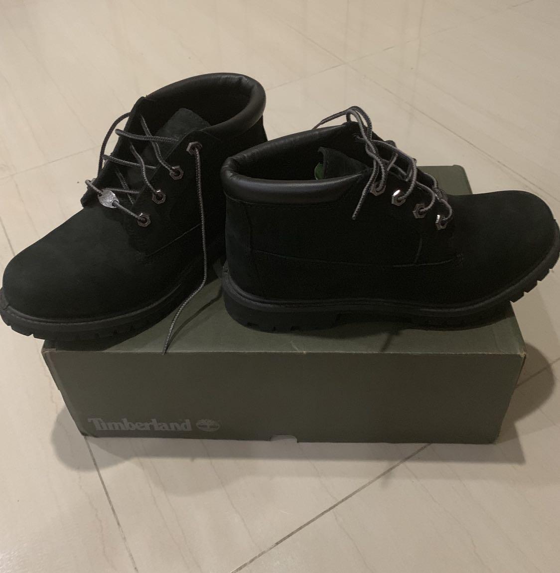 black timberland nellie boots