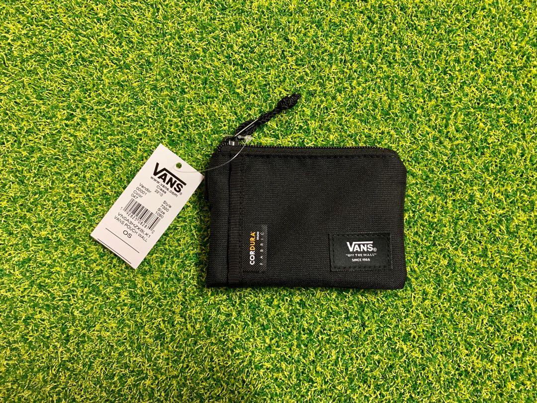 Vans Cordura zip wallet in black 