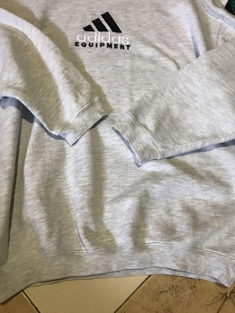 Vintage Adidas Eqt Sweatshirt Men S Fashion Clothes Tops On Carousell
