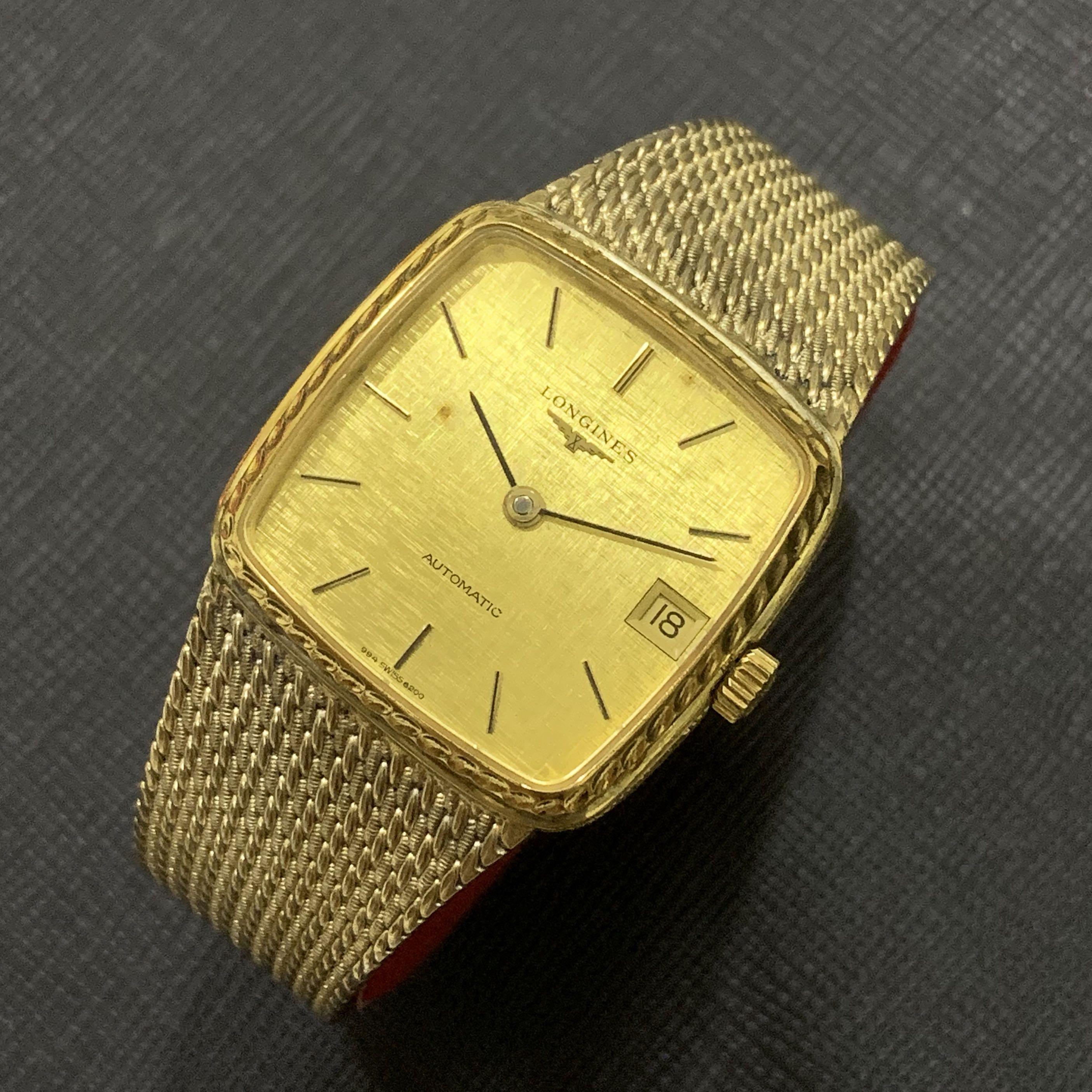 Longines Yellow Gold Wristwatch, Circa 1980s | atelier-yuwa.ciao.jp