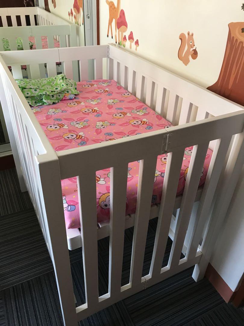 crib for baby wood
