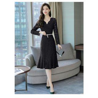dress brukat korea D5MP61T9